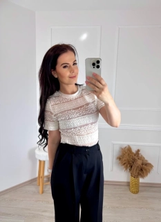 Halenka krajková/ bilé